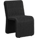 Edessa Black Outdoor Dining Chair